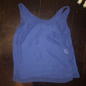 Blue tank top